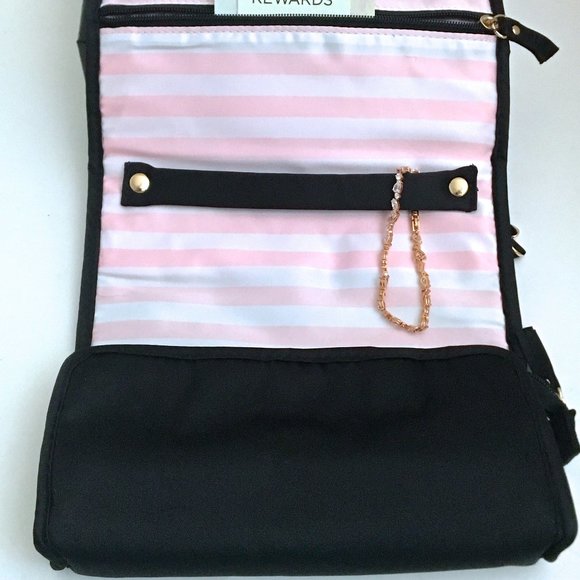 RARE Victorias Secret Jewelry Make Up Satin Travel Bag NWT - Picture 10 of 14